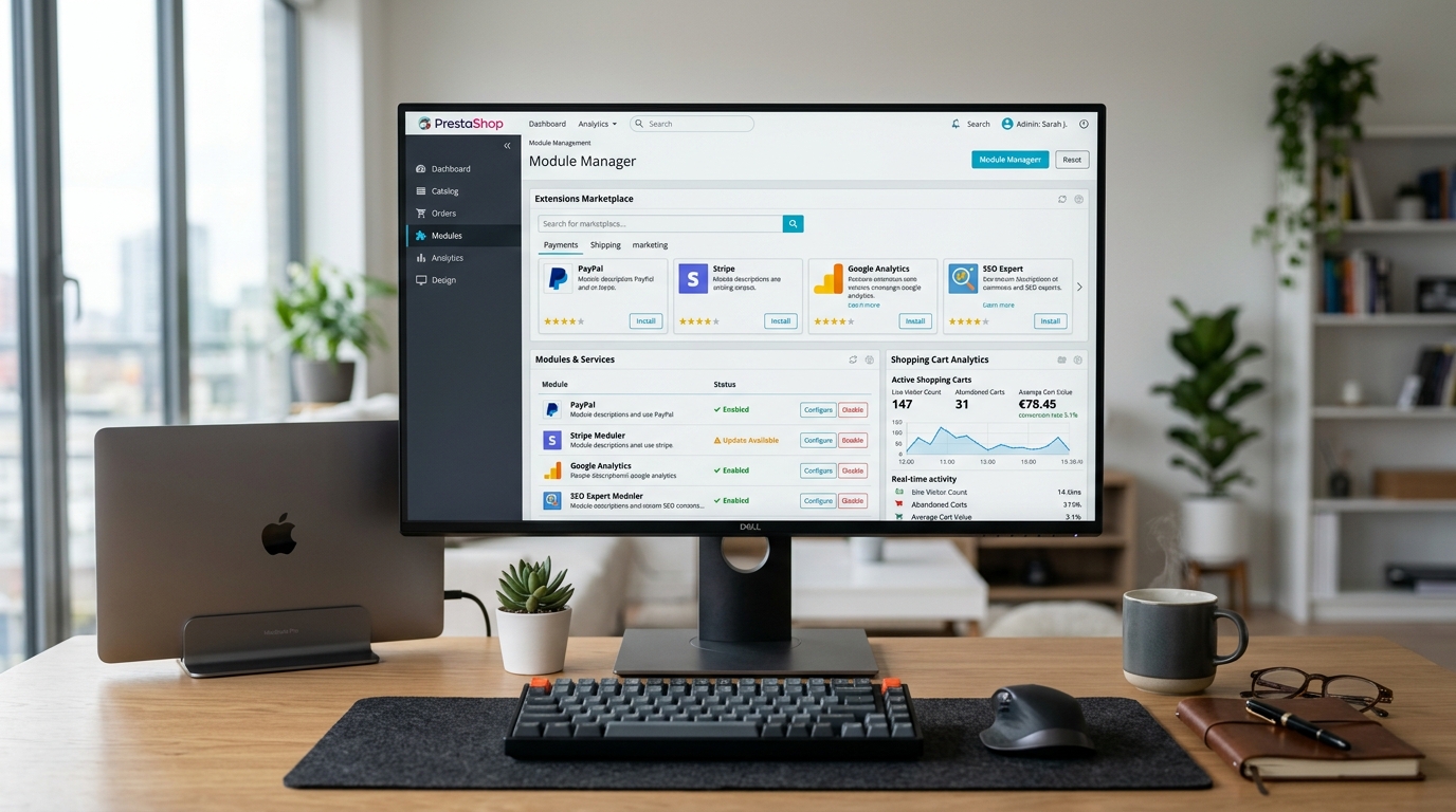 Modyfikacje i moduły PrestaShop, które warto znać