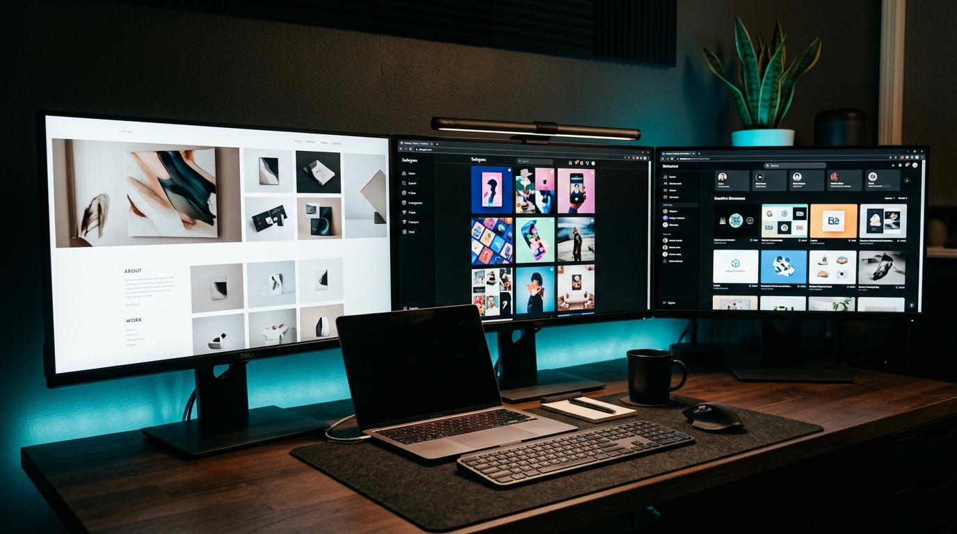 Prezentacja case study w portfolio